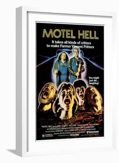 Motel Hell, Nancy Parsons, Rory Calhoun, 1980-null-Framed Art Print