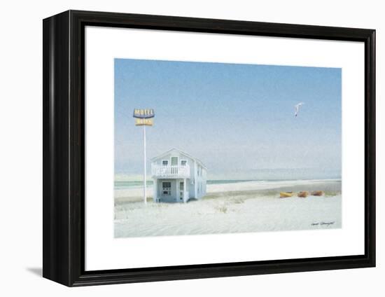 Motel Paradise-Carlos Casamayor-Framed Premier Image Canvas