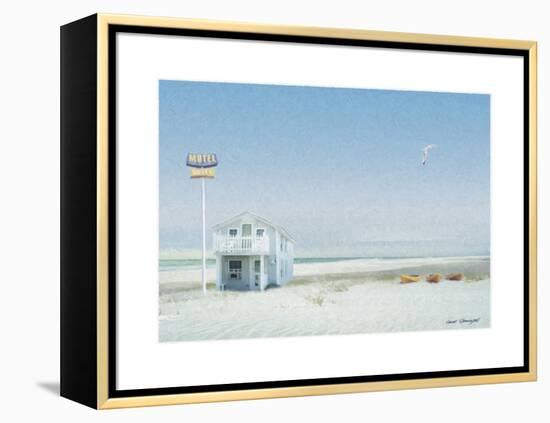 Motel Paradise-Carlos Casamayor-Framed Premier Image Canvas