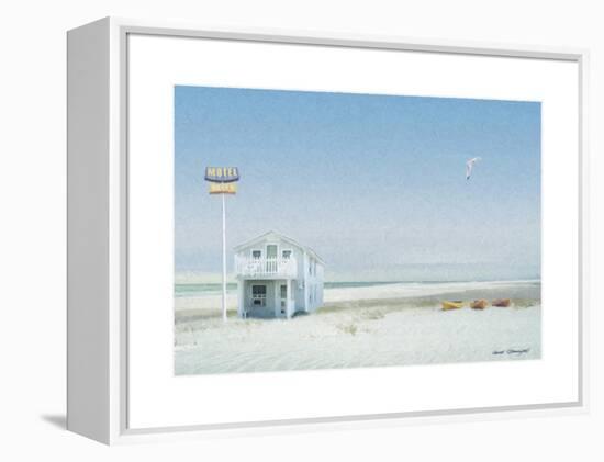 Motel Paradise-Carlos Casamayor-Framed Premier Image Canvas