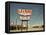 Motel Sign in America-Salvatore Elia-Framed Premier Image Canvas