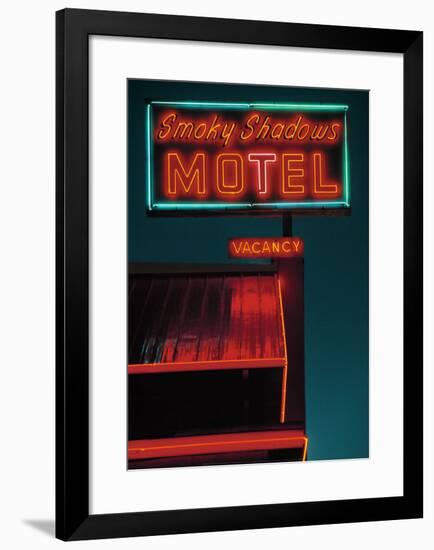 Motel Sign-Jon Arnold-Framed Art Print