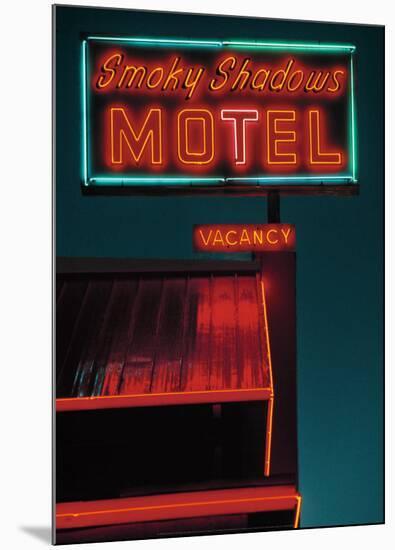 Motel Sign-Jon Arnold-Mounted Art Print