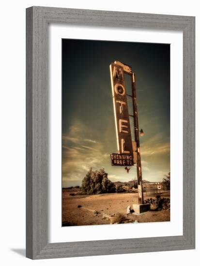 Motel Sign-null-Framed Photographic Print