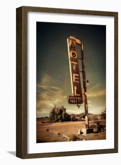 Motel Sign-null-Framed Photographic Print