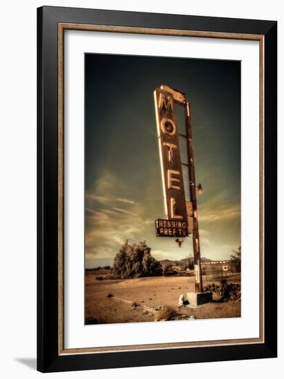 Motel Sign-null-Framed Photographic Print