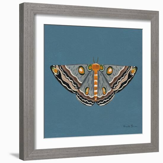 Moth I Sq-Farida Zaman-Framed Art Print