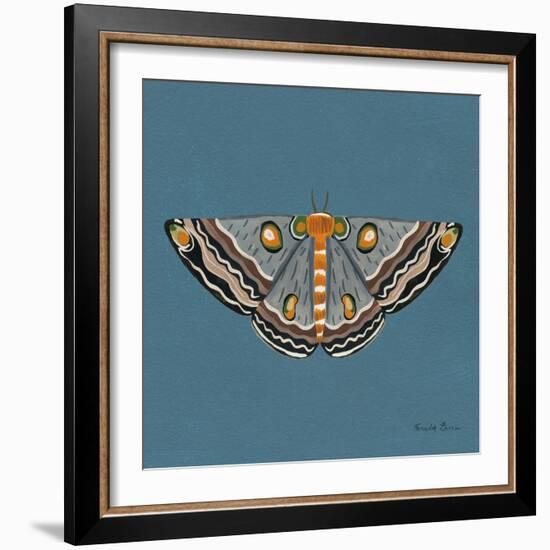 Moth I Sq-Farida Zaman-Framed Art Print