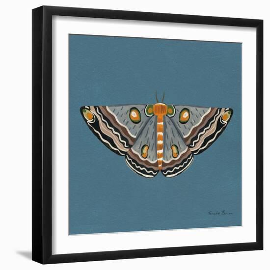Moth I Sq-Farida Zaman-Framed Art Print