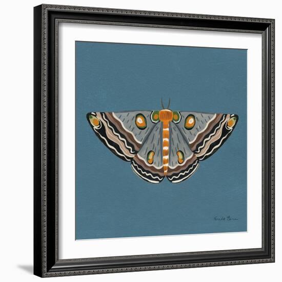 Moth I Sq-Farida Zaman-Framed Art Print