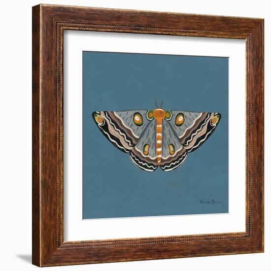 Moth I Sq-Farida Zaman-Framed Art Print