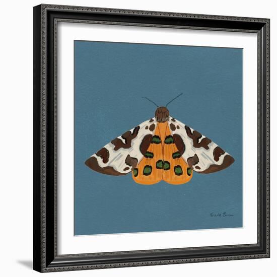 Moth II Sq-Farida Zaman-Framed Art Print