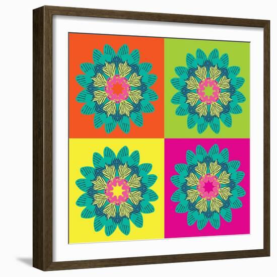 Moth Pop Art-Belen Mena-Framed Giclee Print