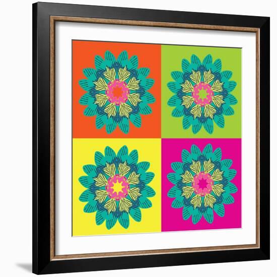 Moth Pop Art-Belen Mena-Framed Giclee Print