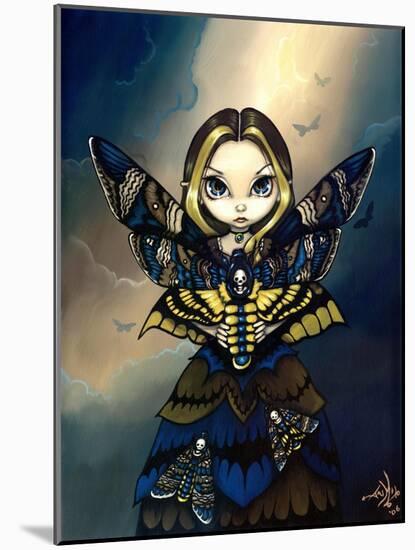Moth Queen Fairy:   Acherontia atropos-Jasmine Becket-Griffith-Mounted Art Print