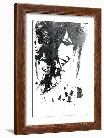 Moth-Alex Cherry-Framed Art Print