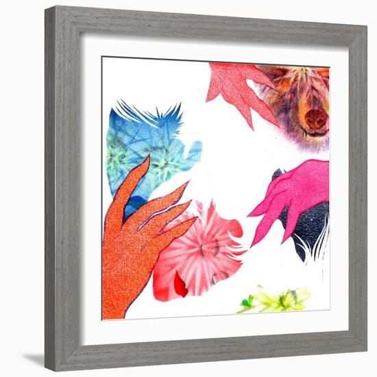 Mother Anarchy-Shark Toof-Framed Art Print