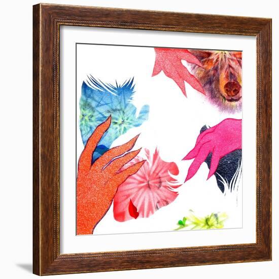 Mother Anarchy-Shark Toof-Framed Art Print