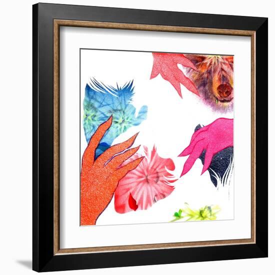 Mother Anarchy-Shark Toof-Framed Art Print