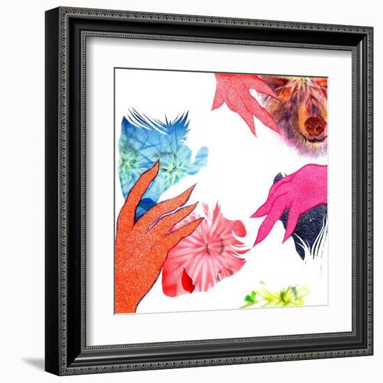 Mother Anarchy-Shark Toof-Framed Art Print