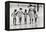 Mother and 4 Daughters Entering Water at Coney Island, Untitled 37, c.1953-64-Nat Herz-Framed Premier Image Canvas