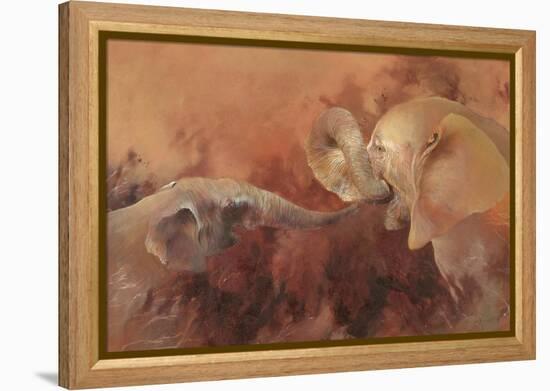 Mother and Baby, 1999-Odile Kidd-Framed Premier Image Canvas