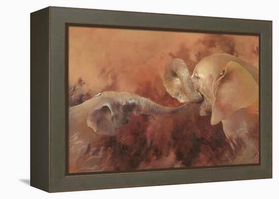 Mother and Baby, 1999-Odile Kidd-Framed Premier Image Canvas