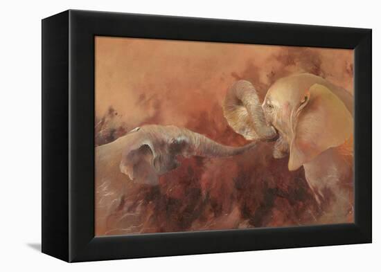 Mother and Baby, 1999-Odile Kidd-Framed Premier Image Canvas