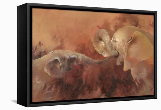 Mother and Baby, 1999-Odile Kidd-Framed Premier Image Canvas