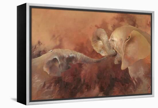 Mother and Baby, 1999-Odile Kidd-Framed Premier Image Canvas