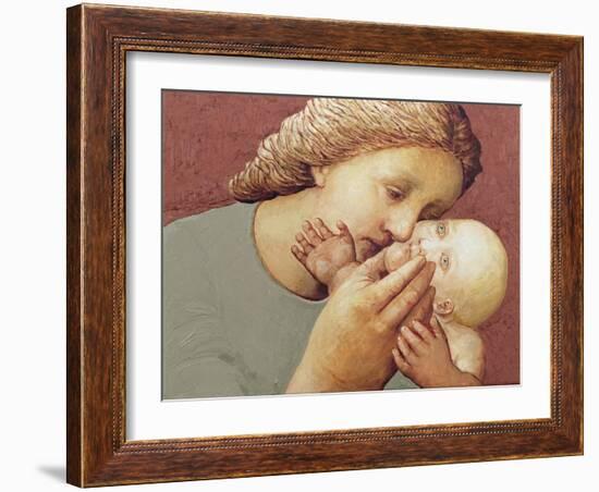 Mother and Baby II, 1998-Evelyn Williams-Framed Giclee Print