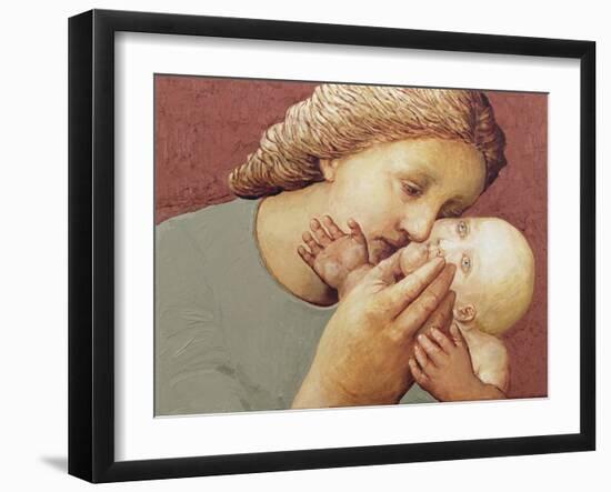 Mother and Baby II, 1998-Evelyn Williams-Framed Giclee Print