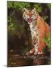 Mother and Baby II (Tigers) 1997-Odile Kidd-Mounted Giclee Print