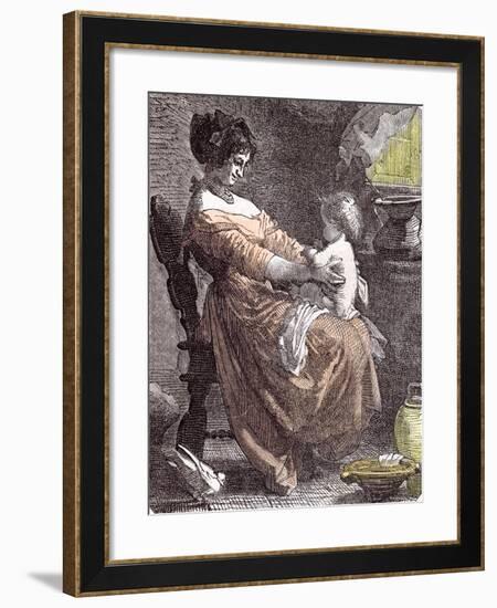 Mother and Child, 1855-null-Framed Giclee Print