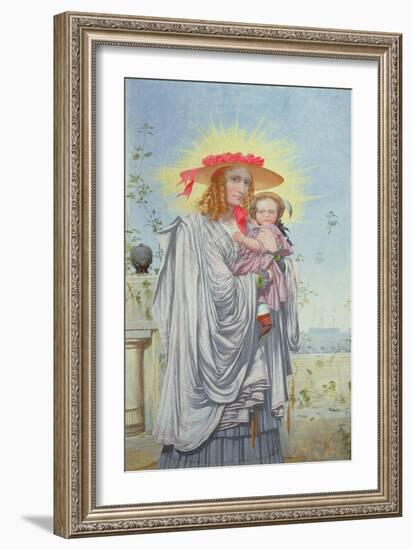 Mother and Child, 1860-Richard Dadd-Framed Premium Giclee Print