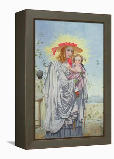 Mother and Child, 1860-Richard Dadd-Framed Premier Image Canvas