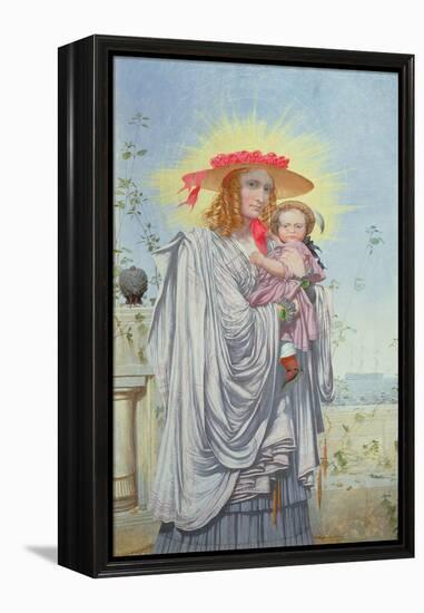 Mother and Child, 1860-Richard Dadd-Framed Premier Image Canvas