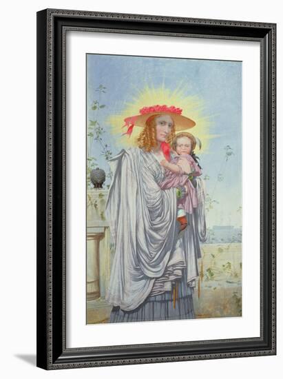 Mother and Child, 1860-Richard Dadd-Framed Giclee Print