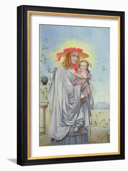 Mother and Child, 1860-Richard Dadd-Framed Giclee Print