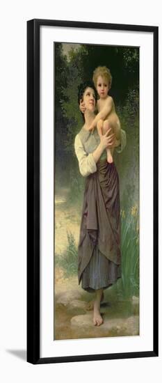 Mother and Child, 1887-William Adolphe Bouguereau-Framed Giclee Print