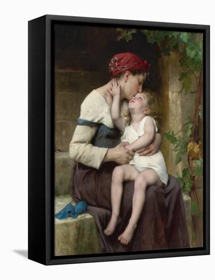 Mother and Child, 1894 (Painting)-Leon Bazile Perrault-Framed Premier Image Canvas