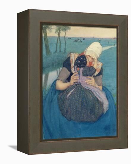 Mother and Child, 1900-Charles William Bartlett-Framed Premier Image Canvas