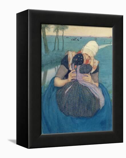 Mother and Child, 1900-Charles William Bartlett-Framed Premier Image Canvas