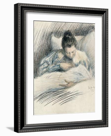 Mother and Child, 1900-Leonid Osipovich Pasternak-Framed Giclee Print