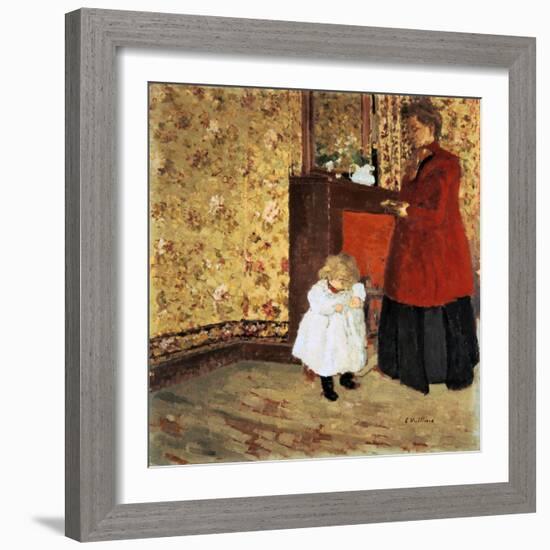 Mother and Child, 1900-Edouard Vuillard-Framed Giclee Print