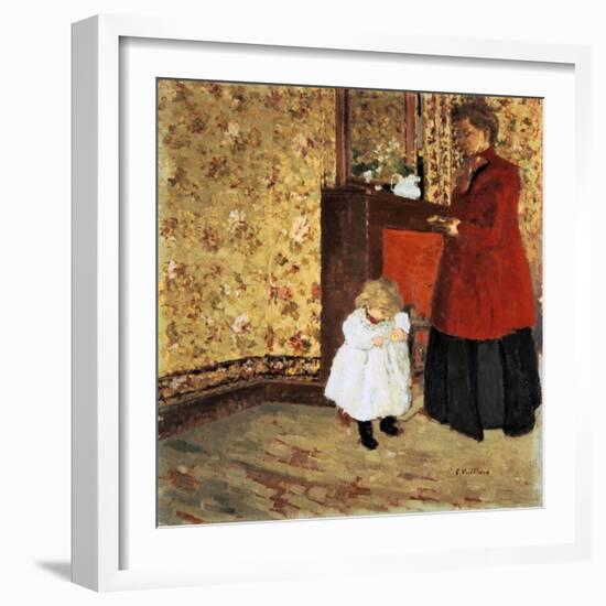 Mother and Child, 1900-Edouard Vuillard-Framed Giclee Print