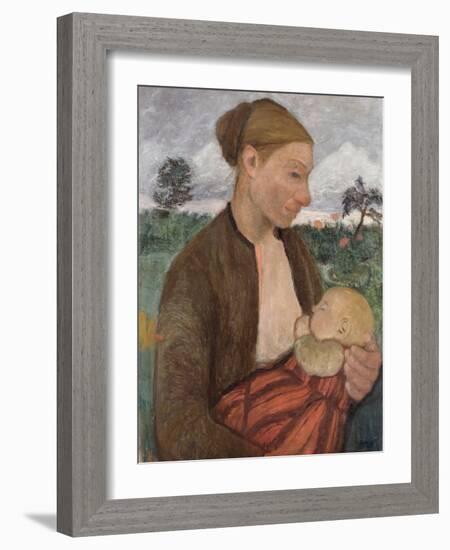 Mother and Child, 1903-Paula Modersohn-Becker-Framed Giclee Print