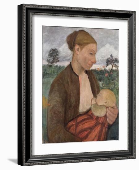 Mother and Child, 1903-Paula Modersohn-Becker-Framed Giclee Print