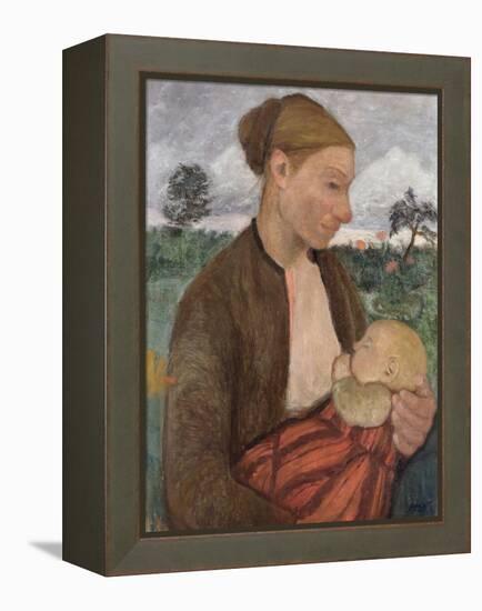 Mother and Child, 1903-Paula Modersohn-Becker-Framed Premier Image Canvas