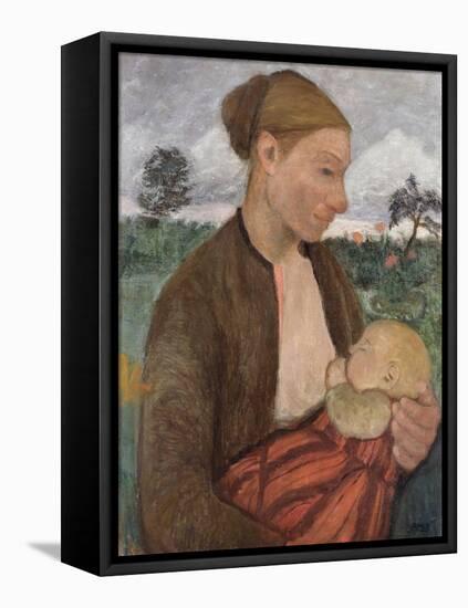 Mother and Child, 1903-Paula Modersohn-Becker-Framed Premier Image Canvas